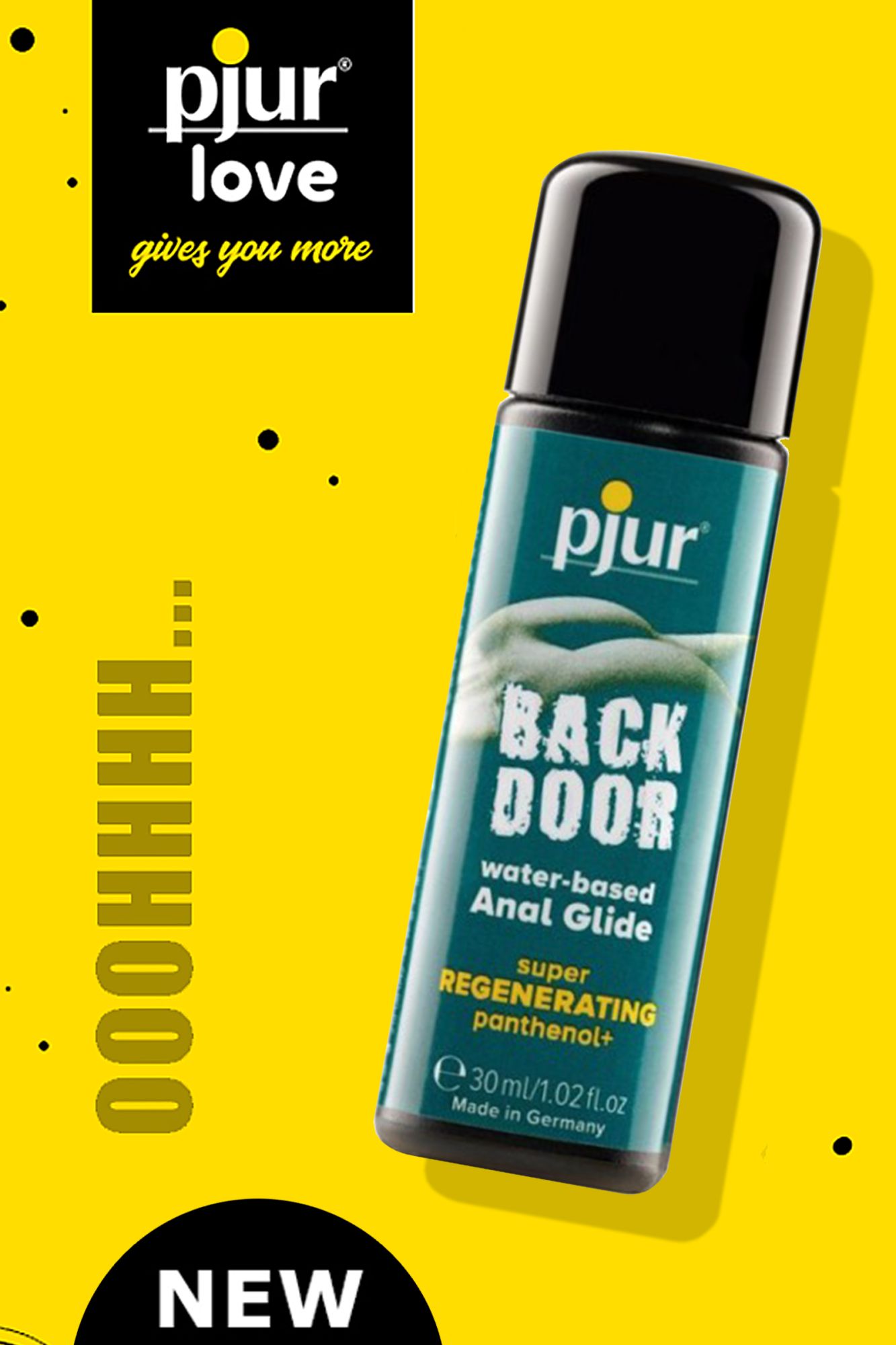 лубрикант для анального секса с ромашкой и пантенолом pjur backdoor panthenol glide 30 ml в 