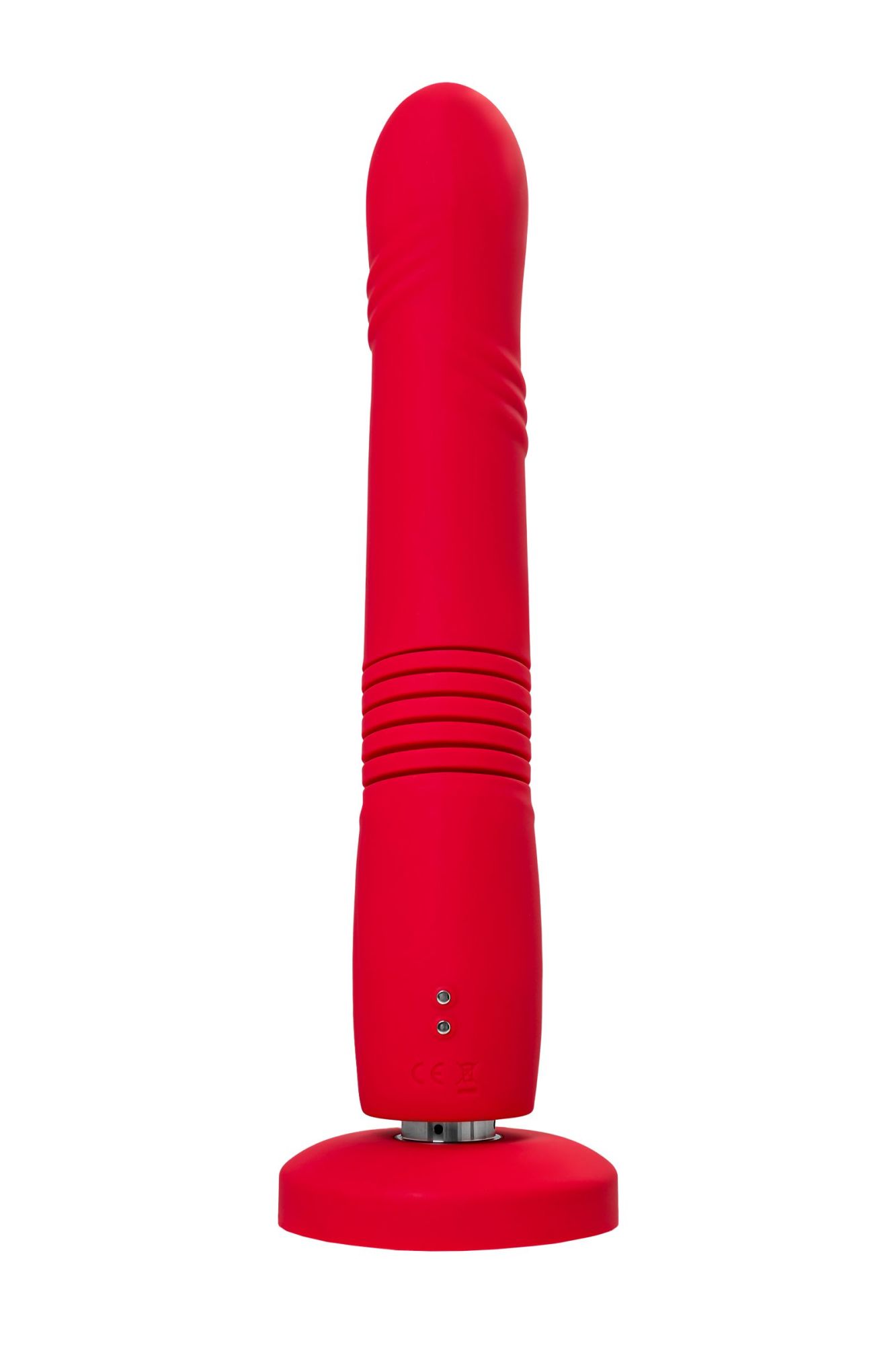 пульсатор gravity lovense tpe, красный, силикон, 25,9 см в 