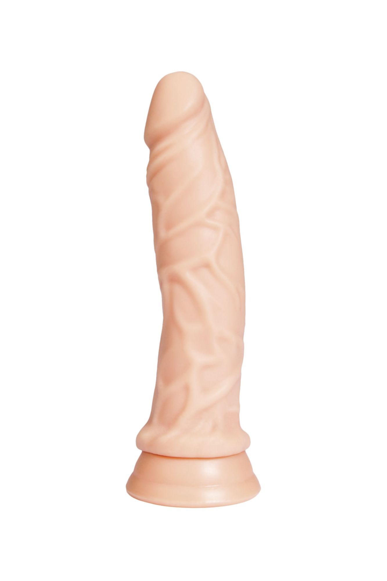 реалистичный фаллоимитатор toyfa  a-toys nill, tpe, телесный, 19 см в 