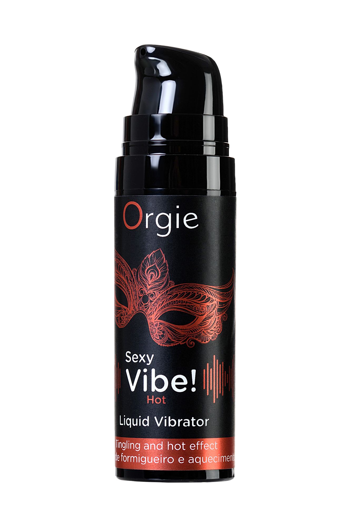 гель для массажа orgie sexy vibe hot с разогревающим и вибрирующим эффектом, 15 мл в 