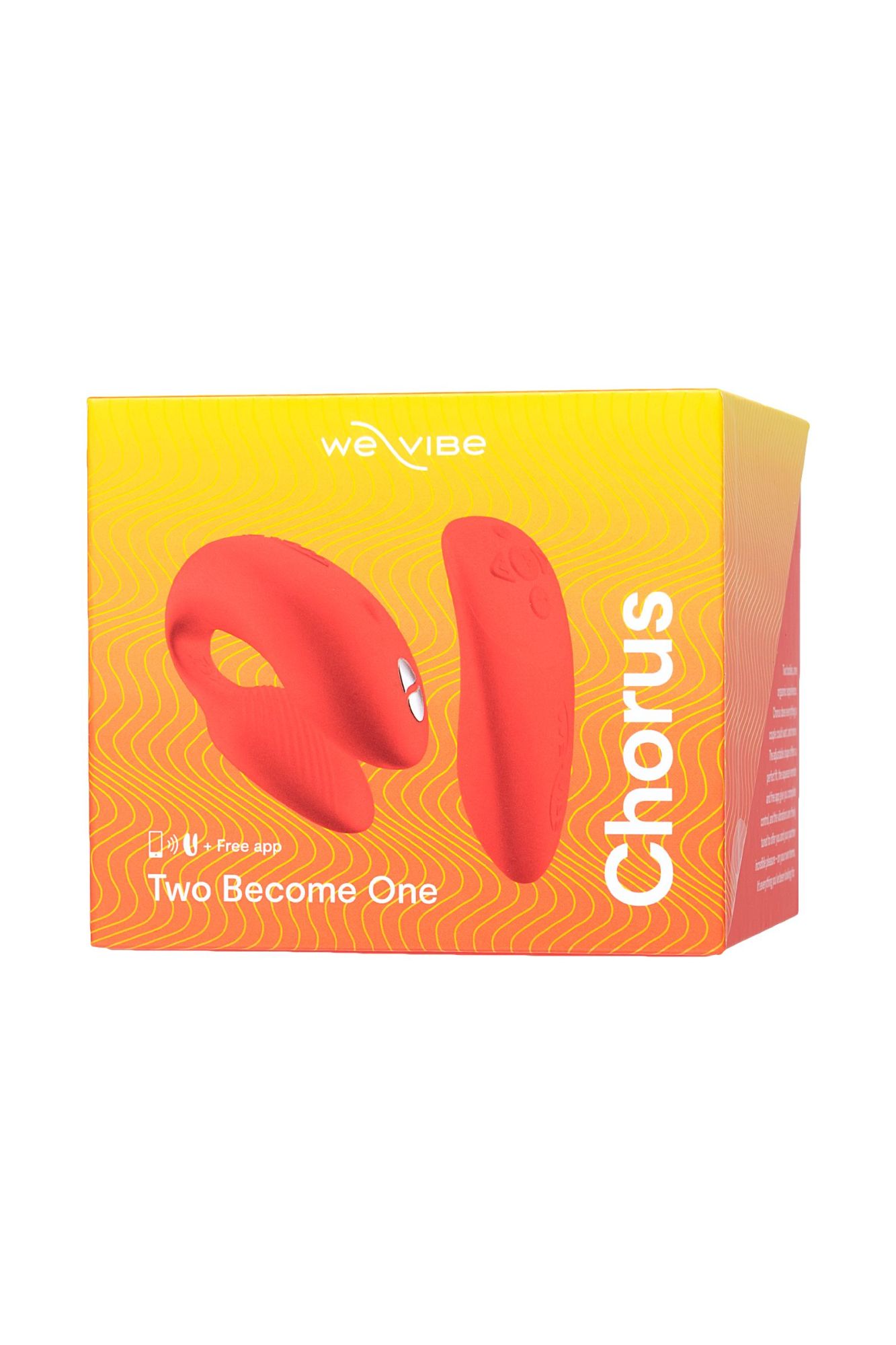 вибратор we-vibe chorus силикон, коралловый в 