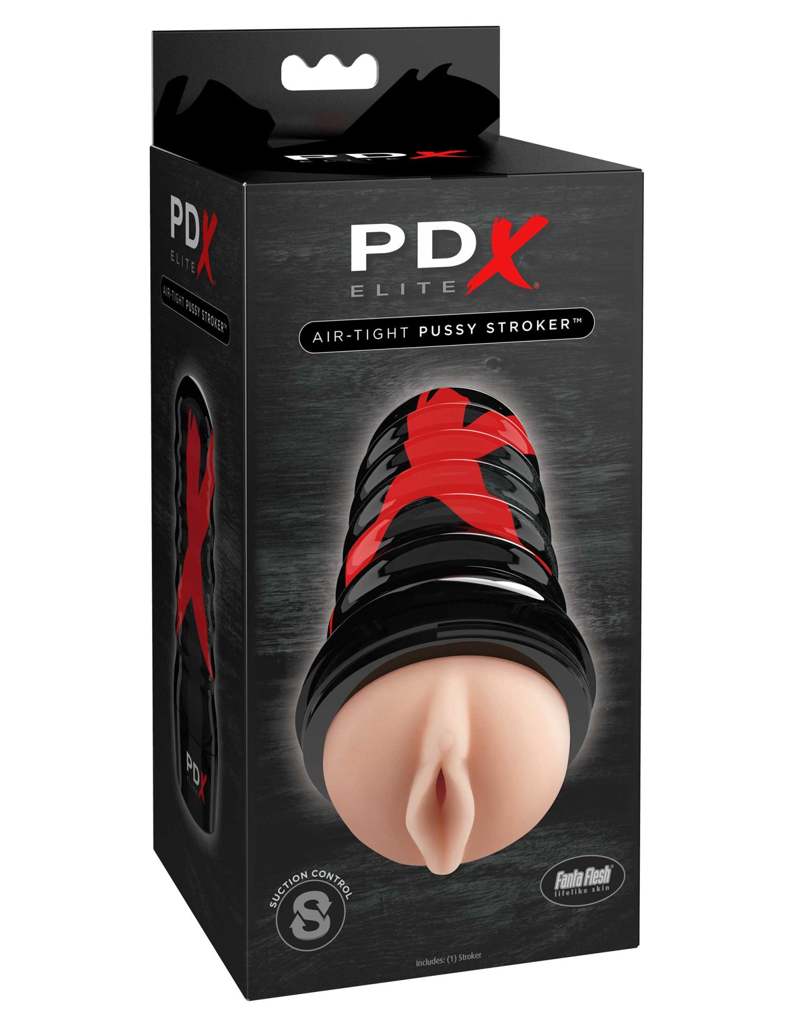 мастурбатор в колбе air-tight pussy strocker rd503pd в 